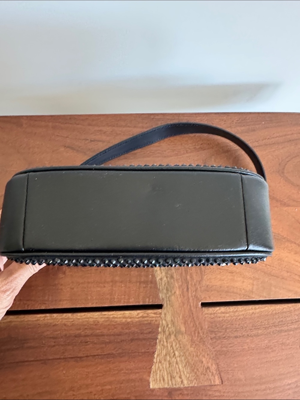 Coach Black Crystal-Studded Mini Shoulder Bag - Picture 3 of 4